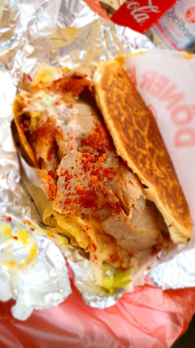 Dürüm mit Döner Treff Serviette